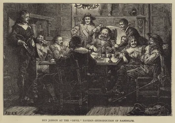 Ben Jonson på Devil Tavern, Introduksjon av Randolph